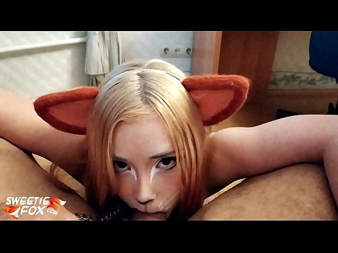 ❤️ Кицунэ заглотить хуй и сперма в рот Анальное порно на порно сайте hentaizm.ru ❤